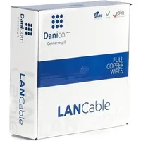 danicom CAT6A S/FTP 50m Starrleiter - LSZH (Dca)
