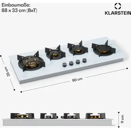 Klarstein Goldflame 4 Slim Gaskochfeld