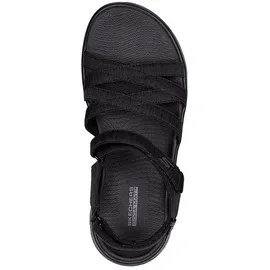 SKECHERS Go Walk Flex Sandale, Textil schwarz, 42 EU