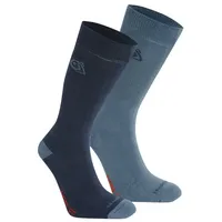 Craghoppers Trekkingsocken NosiLife TwinPck 2 Paar Insektenabweisend, Farbe:Blau, Größen