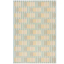Kadima Design Rutschfester, pflegeleichter Outdoor-Teppich in Pastellfarben aus Polypropylen, `Fell`. 200x290 cm