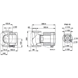 Buderus Hocheffizienzpumpe ModulA 40-12 250 RED