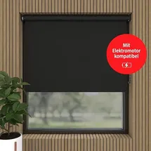 Verdunkelungsrollo (B x H: 85 x 190 cm, Dark, 100 % Polyester)