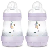 MAM PP-Flasche 2er Pack Easy Start Anti-Colic 160 ml), - Lila