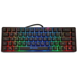 Deepgaming Mini Tm065 Rgb Coolbox Spanische Tastatur 69 Tasten Anti-Ghosting Rgb-Beleuchtung