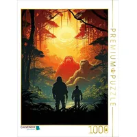 Calvendo Puzzle Der Schatz im Dschungel - historisches Filmplakat