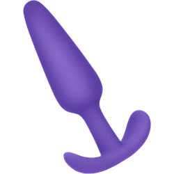 Silikon-Analdildo, S, 8,5 cm, lila