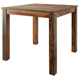 MASSIVMOEBEL24.DE Altholz 80 x 76 x 80 cm mehrfarbig