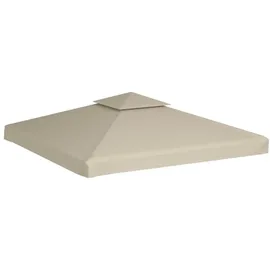 vidaXL Pavillon-Ersatzdach 310 g/m2 Beige 3x3 m