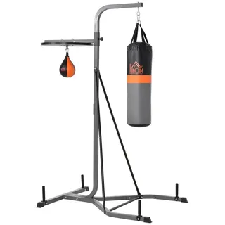 Homcom Boxsackständer schwarz Stahlrohr B/H/T: ca. 104x202x156 cm - schwarz