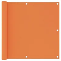 vidaXL Balkon-Sichtschutz Orange 90x300 cm Oxford-Gewebe