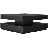 [en.casa] Couchtisch Florenz 76x76x38 cm Schwarz