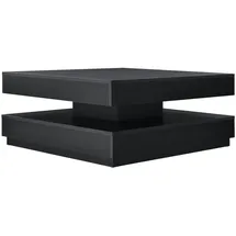 [en.casa] Couchtisch Florenz 76x76x38 cm Schwarz