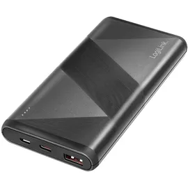 Logilink PA0275 - Powerbank 10000 mAh Quick Charge 3.0, Fast Charge, USB PD 2.0 LiPo Schwarz