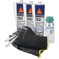 vasalat Sikaflex 292i weiss mit Primer für Kunststoff Verklebung / Kunststoff Abdichtung - 292i weiß mit Primer