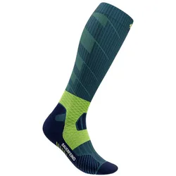 Bauerfeind Sports Herren Trail Run Compression Socks - EU 42-45 grün