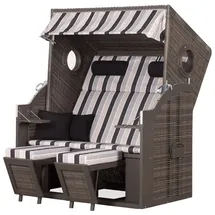 deVries dekoVries GmbH Strandkorb deVries PURE® Wave XL - PE grey - Dessin 435