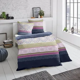Traumschlaf Helsingor Biber Lila 135 x 200 cm + 80 x 80 cm