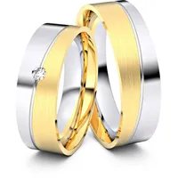 Trauringe Bremen 333er Weifl-/Gelbgold - 4488