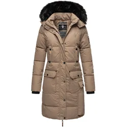 NAVAHOO Damen Warmer Wintermantel Parka inkl. Einkaufstasche und Regenschirm Cosimaa