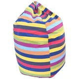 Heunec® Bodenkissen Sitzsack Sitzkissen mobiles Bodenkissen Ø60x70 cm Sessel Indoor, selbst expandierend bunt