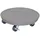 Wagner Pflanzenroller Blumenroller STONE Rund 28 x 7.5 cm Terrazzo-Optik