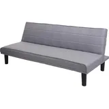MCW Schlafsofa MCW-J17, Couch Klappsofa Gästebett Bettsofa, Schlaffunktion Stoff/Textil ~ grau