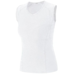 Gore Damen Baselayer Sleeveless Shirt weiß
