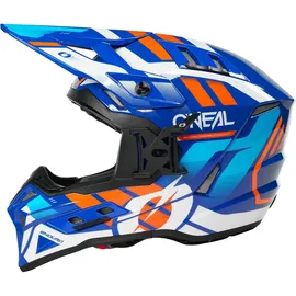 O'Neal EX-SRS Blau/Orange/Weiß XXL