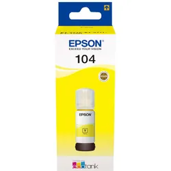 Original Epson C13T00P440 / 104 Tintentank Gelb