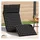 vidaXL Sonnenliege 175 x 54 x 8,5 cm Schwarz