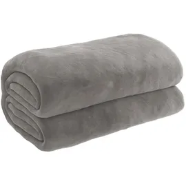 vidaXL Gewichtsdecke mit Bezug Grau 122x183 cm 9 kg Stoff