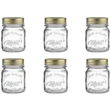 BUTLERS MASON'S 6x Aufbewahrungsgläser 150ml Küchenzubehör 6 ct