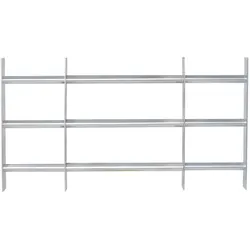 Alberts Fensterschutzgitter Secorino Basic, verzinkter Stahl, einstellbar, verschiedene Grössen