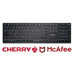 CHERRY KW X ULP Ultra-Low-Profil Tastatur + McAfee Total Protection 1Y 3 User