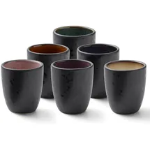 Bitz Espressotasse 0,1 l Schwarz 6 St.