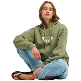 Roxy Surf Stoked Hoodie Brushed Art Grün L