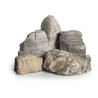 Arka mySCAPE-Frodo Rocks - 20 kg Mix - Einzigartige Aquascaping-Steine für kreative Süßwasseraquarium-Gestaltungen, natürliche Optik für einzigartige Landschaften.