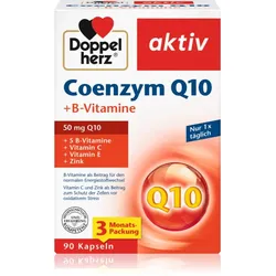 Doppelherz Coenzym Q10 + B-Vitamine Kapseln zur Unterstützung des Energiestoffwechsels 90 KAP