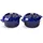 WOLL Iron Topf-Set 2-tlg. 10 cm blau