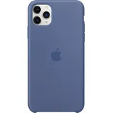 Apple iPhone 11 Pro Max Silikon Case leinenblau