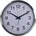 Funkwanduhr 50 5 50 3001 silber/weiß