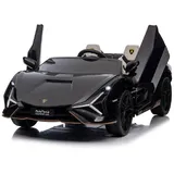 ES-Toys Lamborghini SIAN Kinder Elektroauto 2 Sitzer schwarz (24V)