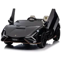 ES-Toys Lamborghini SIAN Kinder Elektroauto 2 Sitzer schwarz (24V)