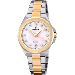 Festina Quarz Damen Mademoiselle F20702/1 - beige,Multi - 33mm