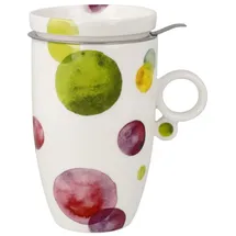 GOEBEL Teetasse mit Deckel und Sieb & Colori