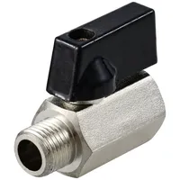 TRU Components TC-304SM-FM1/2G TC-12770388 Standard-Kugelhahn Innengewinde: G1/2 Außengewinde: G1/2