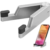 KIRZAX 1PCS Universal Tablet und Handy Halterung Ständer,Verstellbare Halterung,Zusammenklappbar,Tragbarer E-Reader Stand Halter,Tragbar,für Handys, iPad, Mini, Galaxy Tab und Anderen Tablet