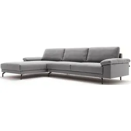 creation by rolf benz Ecksofa "CR.450 elegantes Designsofa mit hohem Sitzkomfort", grau (lichtgrau, schwarzgrau), B:294cm H:95cm T:178cm, CREATION BY ROLF BENZ, Sofas, Ecksofa