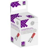 TRU Components T1904C040 Flachsteckhülsen-Sortiment Steckbreite: 2.80 mm Steckdicke: 0.80